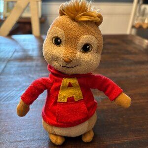 TY Beanie Baby Plush Toy of Alvin ~ Alvin and the Chipmunks